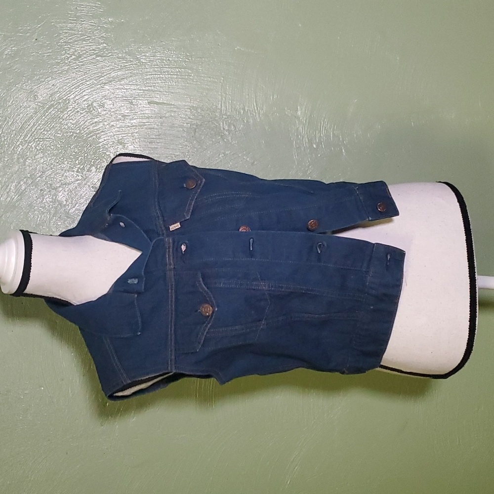 Levi's Farmers mechanics inc vest sz med
